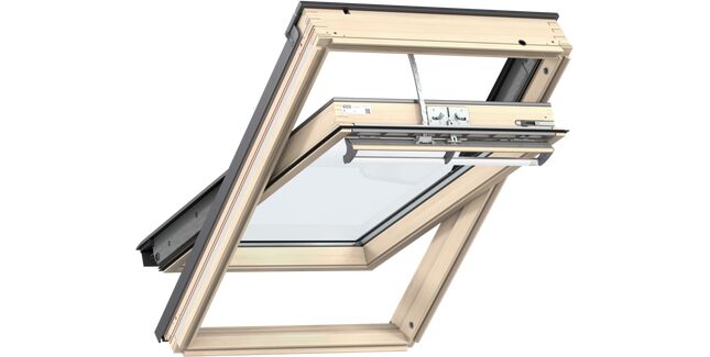 VELUX GGL PK25 3062 Triple Glazed Centre Pivot Pine Window - 94 x 55cm