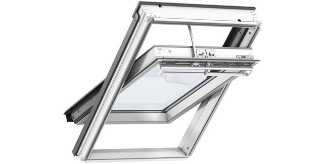 VELUX GGL CK01 207021U White Centre Pivot INTEGRA Electric Window - 55cm x 70cm