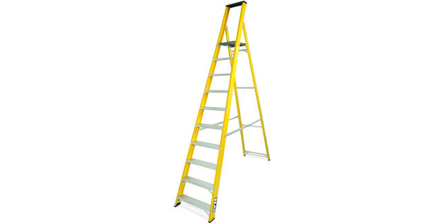 Lyte EN131-2 Professional Heavy Duty Fibreglass Platform Step Ladder