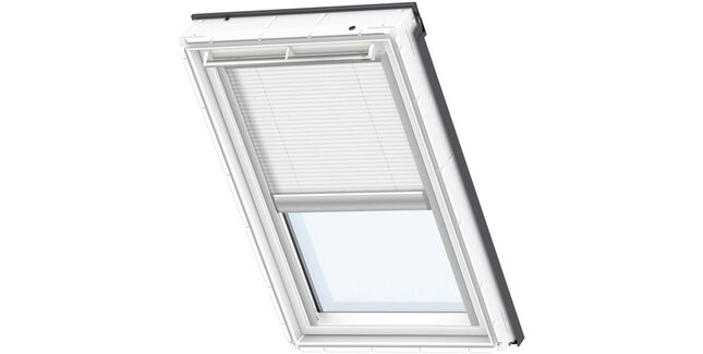 VELUX FML 1016S Electric Pleated Blind - White