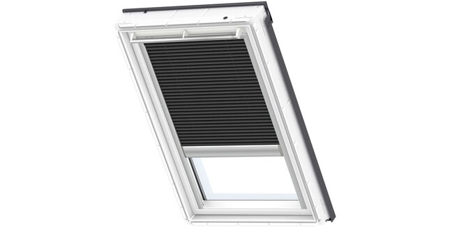 VELUX FMC 1047S Electric Pleated Blackout Energy Blind - Black