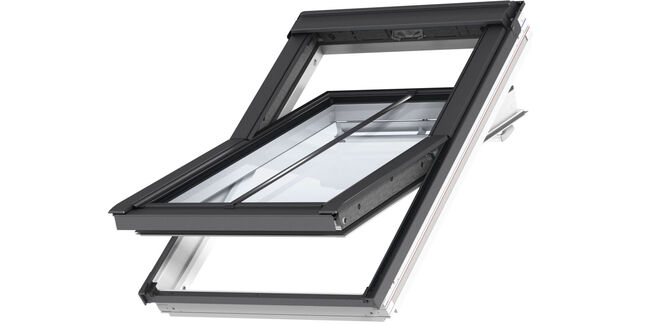 VELUX GGL CK04 2570H Conservation White Painted Centre Pivot Window - 55cm x 98cm