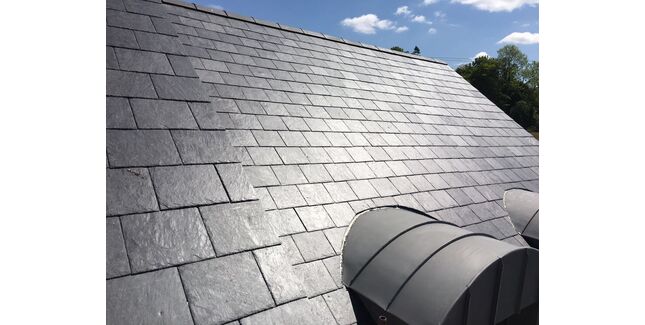 SSQ Domiz Prime Spanish Slate Roof Tile - Blue/Grey