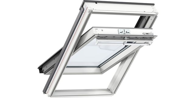 VELUX GGL CK06 206921U White Painted Centre Pivot INTEGRA Electric Window - 55cm x 118cm