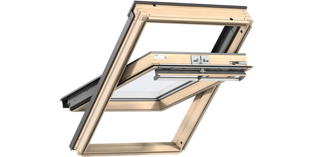 VELUX GGL MK06 306730 Pine Centre Pivot INTEGRA Solar Window - 78cm x 118cm
