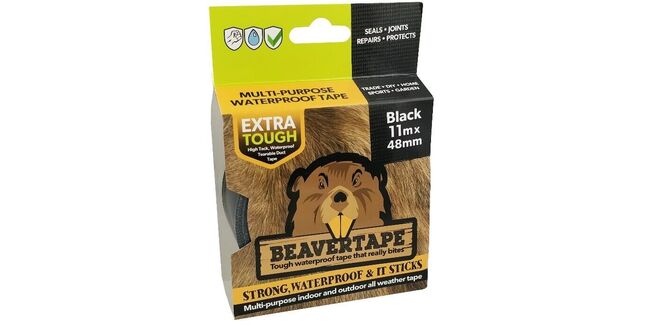 Beavertape Black Multi-Purpose Waterproof Duct Tape