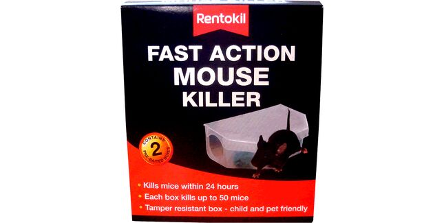 Rentokil Prebaited Fast Action Mouse Killer Bait Station