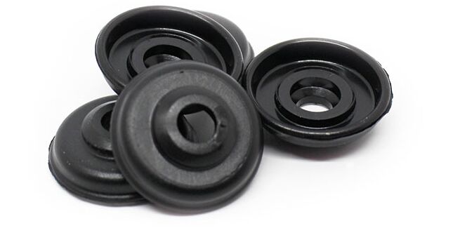 Samac M8 Black Plastic Roofing Washers (Pack of 100)