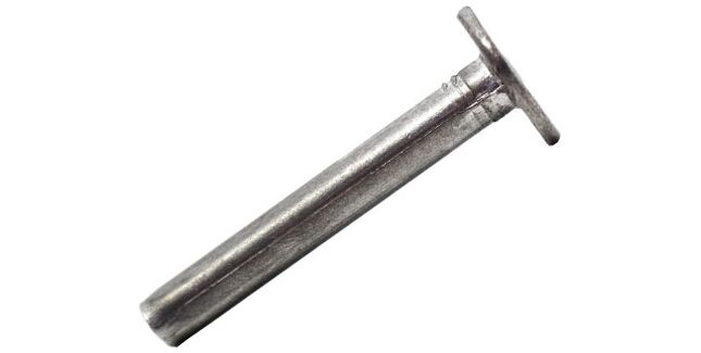 Samac 65mm Aluminium Blunt End Slate Pegs - 1kg (Pack of 114)
