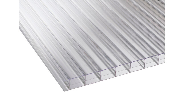 Cut To Size Corotherm Clear Multiwall Polycarbonate Roof Sheet
