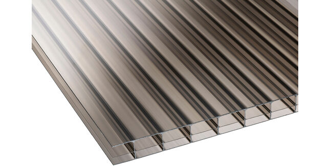 Cut To Size Corotherm Bronze Multiwall Polycarbonate Roof Sheet