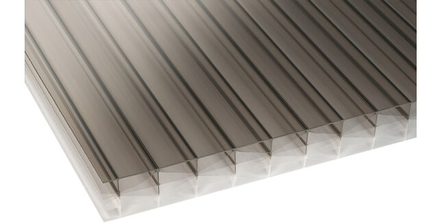 Cut To Size Corotherm Bronze Opal Multiwall Polycarbonate Roof Sheet