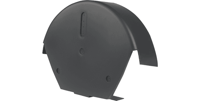 Timloc Ambi-Verge Ridge End Cap Half Round (Pack of 10)