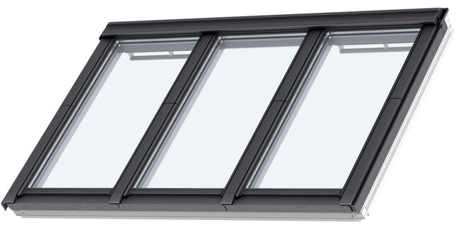 VELUX GGLS FFKF06 2070 3-in-1 Studio Roof Window Double Glazed - 188cm x 118cm