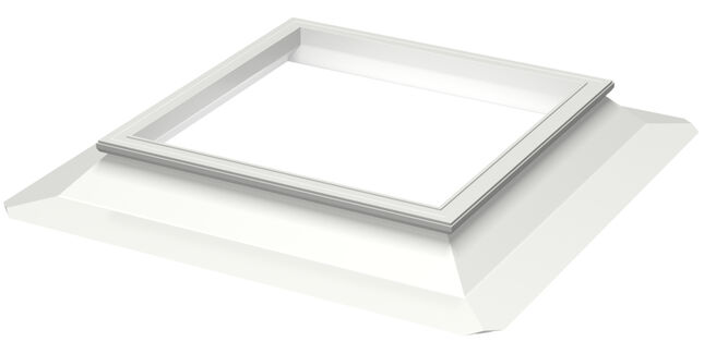 VELUX CFJ 120120 0010 PVC Dome 15cm Fixed Base Unit - 120cm x 120cm