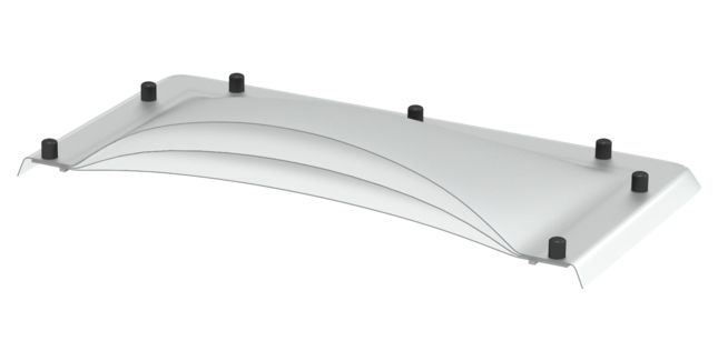 VELUX ISJ 090060 0113 Opaque 3 Layer Polycarbonate Dome Skin - 90cm x 60cm