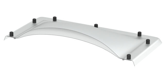 VELUX ISJ 100100 0112 Opaque 2 Layer Polycarbonate Dome Skin - 100cm x 100cm