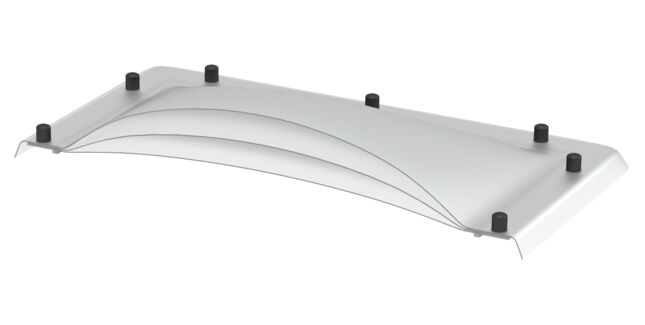 VELUX ISJ 100100 0113 Opaque 3 Layer Polycarbonate Dome Skin - 100cm x 100cm