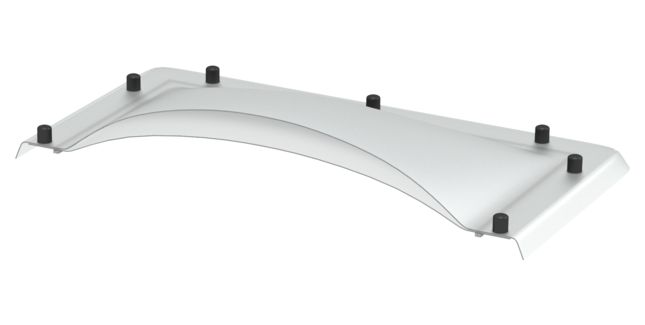 VELUX ISJ 200100 0112 Opaque 2 Layer Polycarbonate Dome Skin - 200cm x 100cm