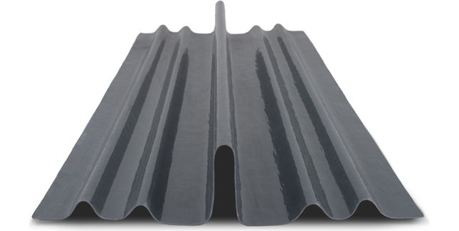 Hambleside Danelaw Dry Fix Valley Trough For Flat/Plain Tiles - 2.4m (Pack of 5)