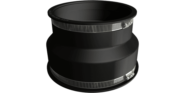 ValueFlex Common Flexible Adaptor Couplings Clay to PVC &amp; CI (Cast Iron) pipe