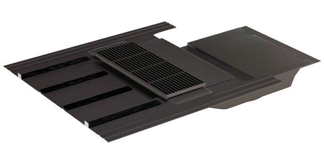 Cedral In-line Slate Vent - Blue-Black