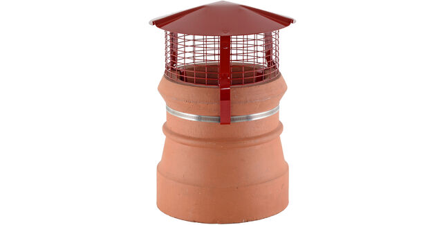 Brewer Gas Aluminium Birdguard Chimney Cowl (Fits Pots 6" - 10")