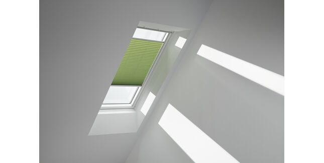 VELUX FHL UK08 1280S Manual Pleated Blind 134cm x 140cm - Forest Green