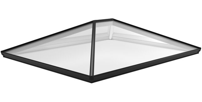 Korniche Aluminium Flat Roof Window Lantern - 1.5m x 1m (No Rafters Included)