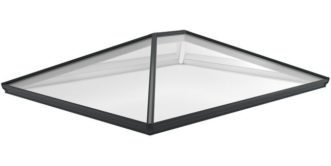Korniche Aluminium Roof Window Lantern - 1m x 1m (No Rafters Included)