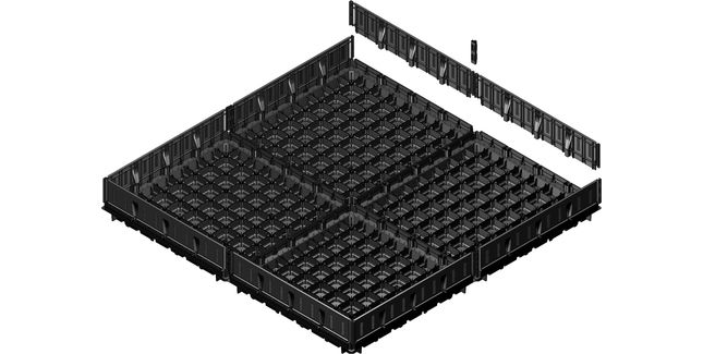 ACO RoofBloxx Reservoir Tray Wall Extender - 60mm