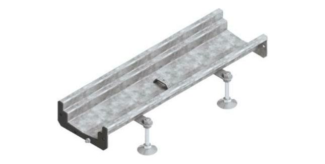 ACO DeckLine 125 50mm Level Invert Steel Drainage Channel - 500mm