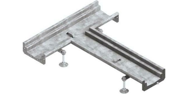 ACO DeckLine 125 50mm Level Invert Drainage Channel Branch Unit