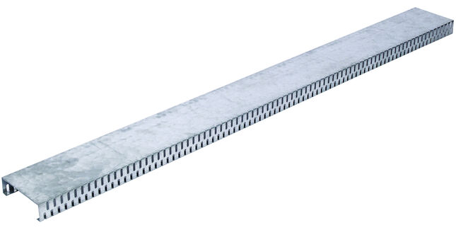 ACO FreeDeck Galvanised Steel Drainage Duct - 2000mm x 100mm x 30mm