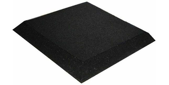 Castle Composites Castleflex Rubber Edge Corner Ramp (500mm x 500mm x 30mm)