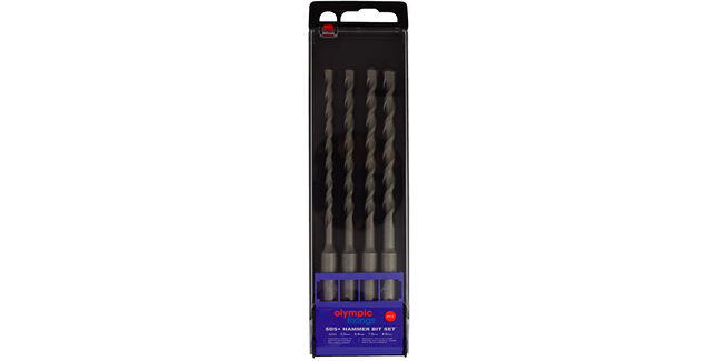 Olympic Fixings SDS+ Plus Hammer Drill Bits 4 Piece Set