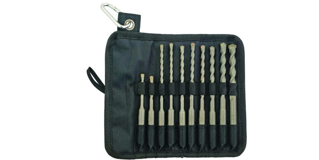 Olympic Fixings SDS+ Plus Hammer Drill Bits 10 Piece Set