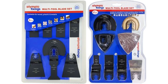 Olympic Fixings Multi Tool Blade Set 8 Piece