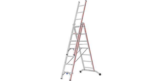 Hymer Red Line Industrial Combination Ladder
