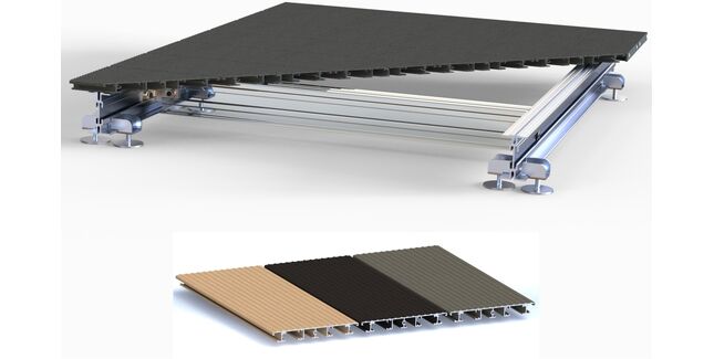 Castle Aluminium Decking &amp; Paving Substructure