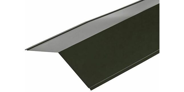 Cladco 130º Roof Ridge Flashing In Polyester Paint Finish - 3m x 200mm x 200mm