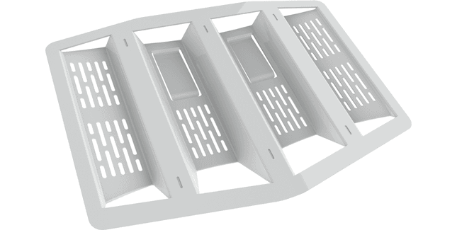 Timloc Refurbishment Roof Space Lap Vent - 280mm x 205mm (Pack of 10)