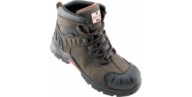 Unbreakable Hurricane Brown Waterproof Safety Work Boot