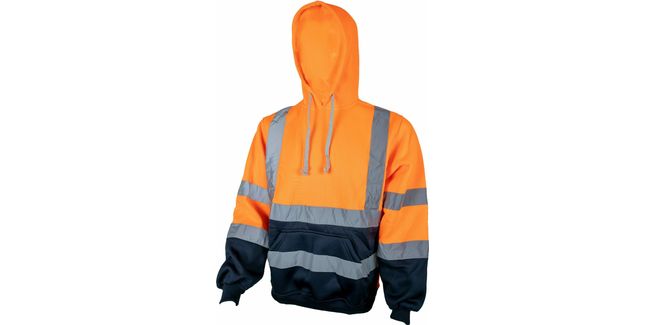 Unbreakable Sherman Orange/Navy Hi Visibility Hoody Gort