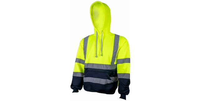 Unbreakable Sherman Yellow/Navy Hi Visibility Hoody