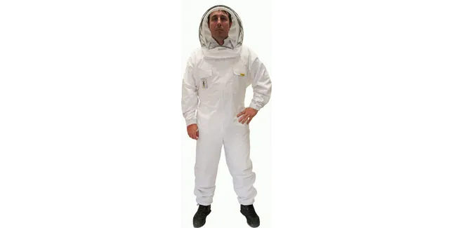 PestFix Professional White Beekeeper Coveralls &amp; 2 Veils