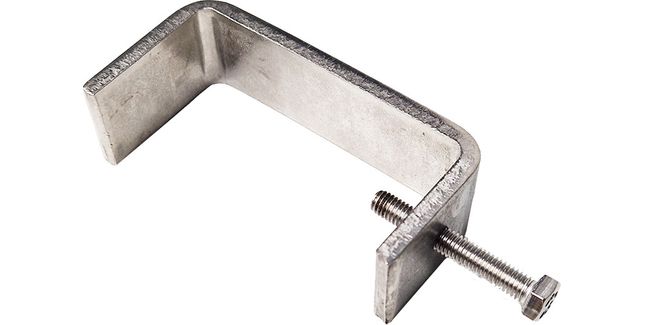 Bird Netting Corner Fixing 45mm - 75mm  Stainless Steel Beam Clamp (Pack of 10)