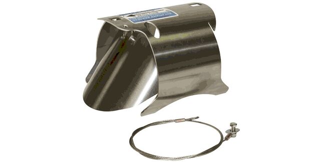 Rat Flap Stainless Steel Drain Non Return Valve 4-Inch (100mm) Pipe Diameter