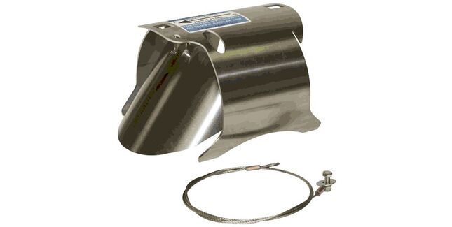 Rat Flap Stainless Steel Drain Non Return Valve 6-Inch (150mm) Pipe Diameter