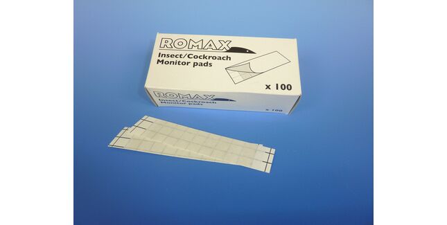ROMAX Pre-Baited Glue Pads (Pack of 100)